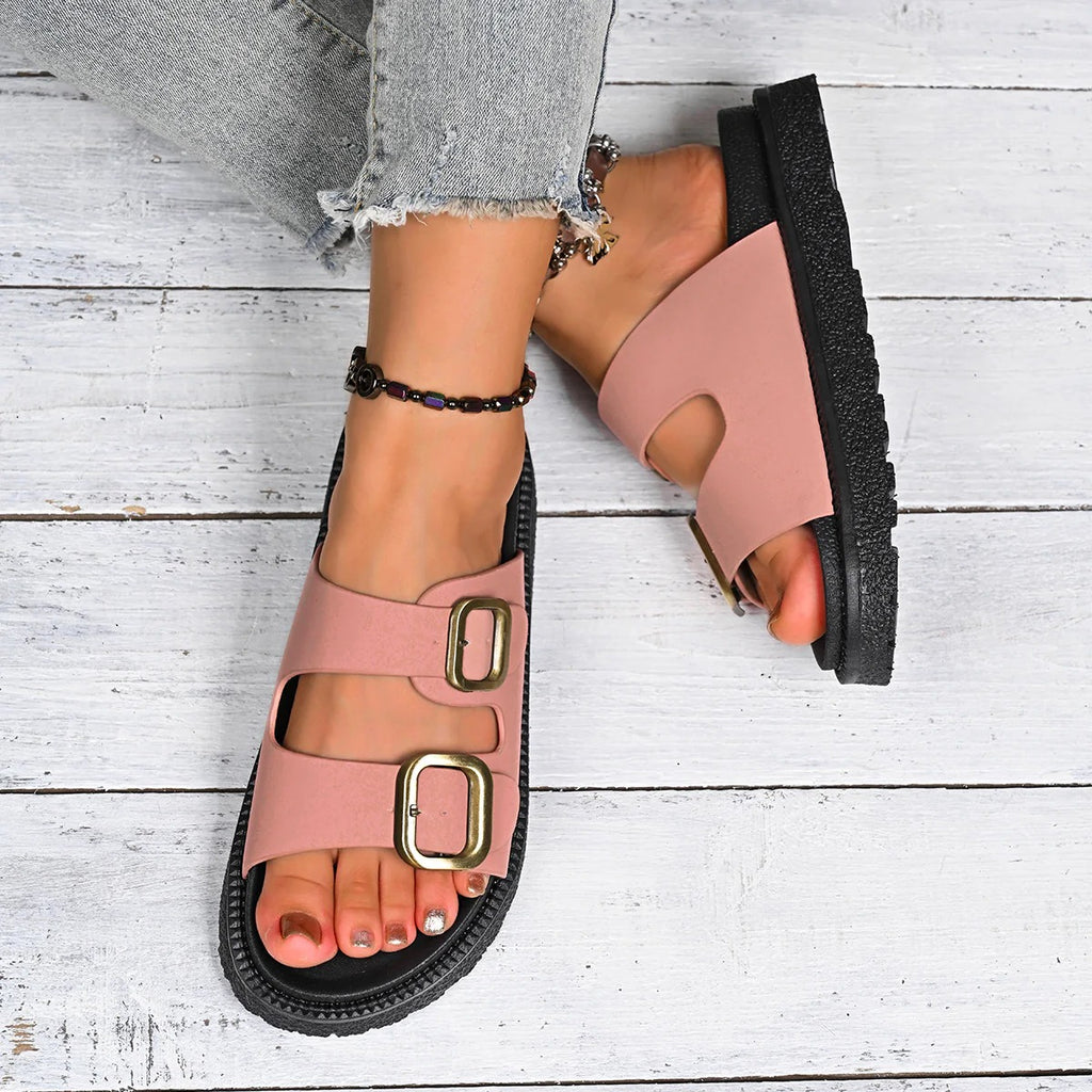 LUNA STEP™ – Elegant Double-Strap Platform Sandals